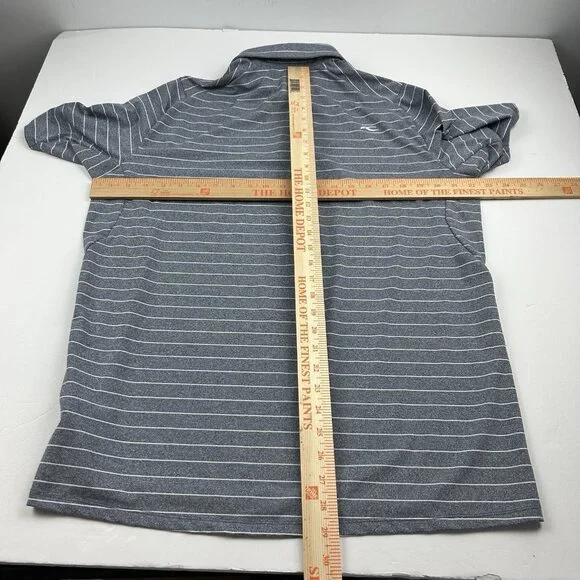 Kjus Polo Shirt The Open Mens Large Gray Stripe 150 2022 St Andrews